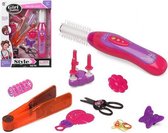 Haarvlechtmachine met accessoires Fashion Style Roze 118797