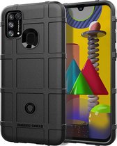 Xiaomi Redmi 9C Hoesje - Mobigear - Rugged Shield Serie - TPU Backcover - Zwart - Hoesje Geschikt Voor Xiaomi Redmi 9C