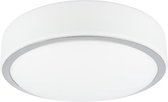 LED plafonnière Zamora rond 25,5 cm IP44 glas