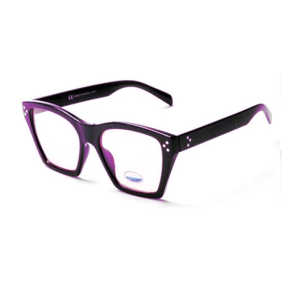 Visionmania Zonnebrillen Dames Wayfarer Vierkant - Zwart Roze | bol.com