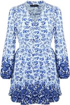 Plus Size JURK TESSA Delfts Blauw xXL