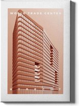 Walljar - World Trade Center - Muurdecoratie - Poster met lijst