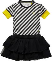 Quapi baby meisjes jurk Gea Black Stripe
