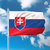 Vlag Slowakije 150x225cm - Spunpoly