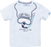 Dirkje baby jongens t-shirt Scuba Turtle Light Aqua