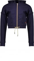 NONO Unisex vesten NONO Dora zip hooded short cardigan Navy Blazer 116