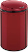 Fromm & Starck Sensor prullenbak - 30 L - rood - binnenemmer - koolstofstaal