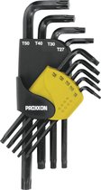 Proxxon Industrial Binnen-zesrond (TX) Haakse schroevendraaierset 9-delig