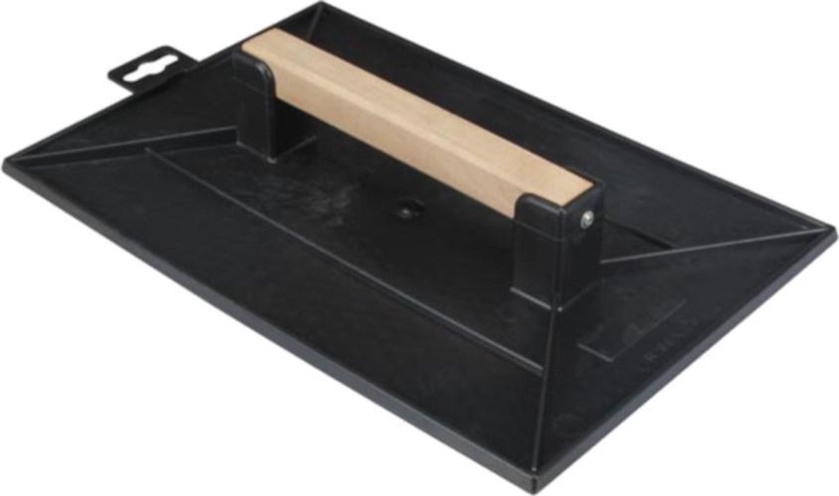 Toolland Schuurbord, kunststof, houten handvat, 340 x 230 mm