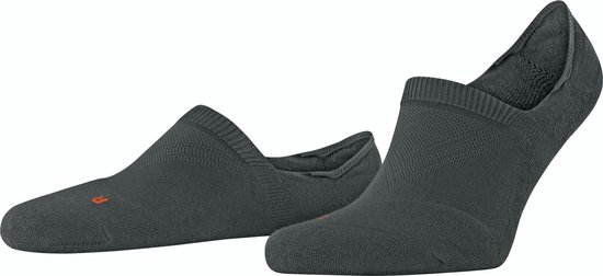 FALKE Cool Kick anatomische pluche zool functioneel garen footies unisex grijs - Maat 37-38