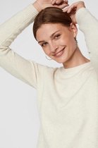 Vero Moda Trui Vmdoffy Ls O-neck Blouse Ga Noos 10201022 Birch/melange Dames Maat - M