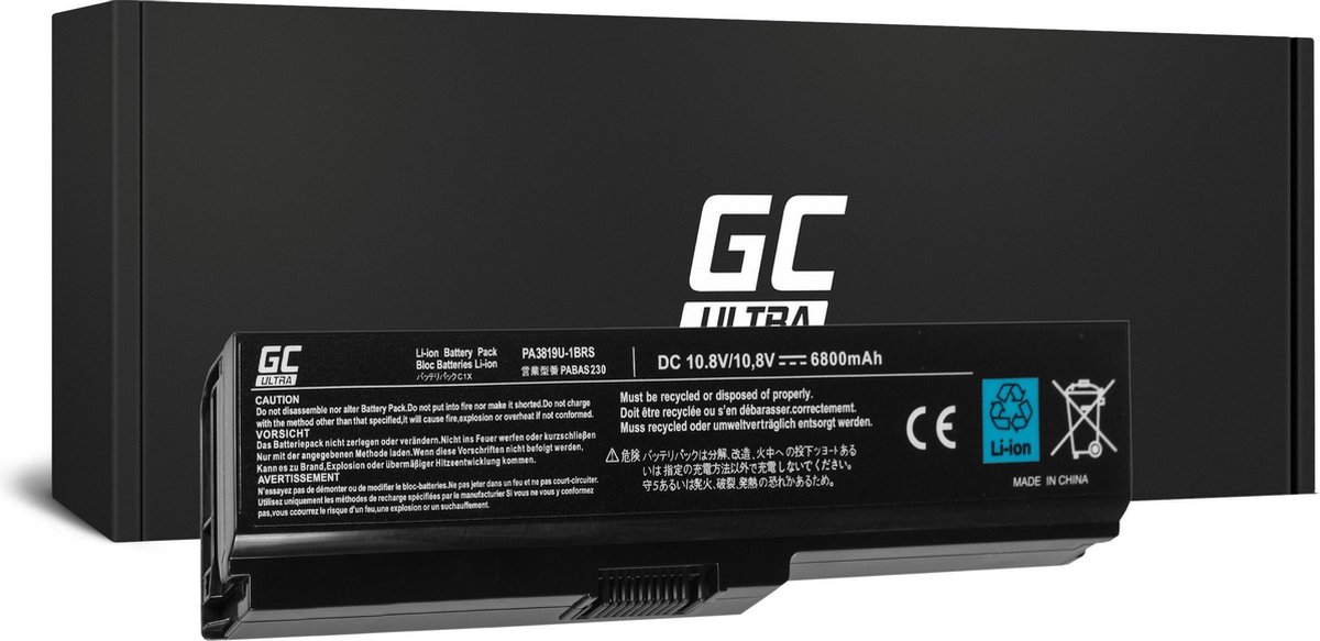 ULTRA Batterij voor Toshiba Satellite C650 C650D C660 C660D L650D L655 L750 PA3817U-1BRS / 11,1V 5200mAh.