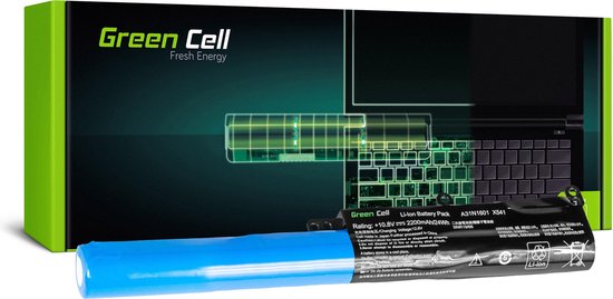 GREEN CELL Batterij voor Asus Vivobook Max F541N F541U X541N X541S X541U /  11,1V 2200mAh | bol.com