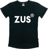 KMDB Shirtje Zus Black Meisjes Zwart - Maat 140
