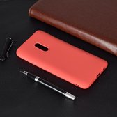 Voor OPPO Realme X Candy Color TPU Case (rood)