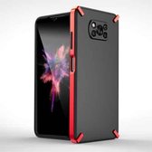 X-Four PC + TPU schokbestendige beschermhoes voor Xiaomi Poco X3 (rood)