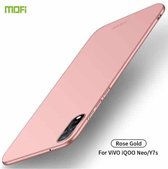 MOFI Frosted PC ultradunne harde hoes voor Vivo Y7S / IQOO Neo (roségoud)