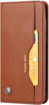 Kneed Skin Texture Horizontale Flip Leather Case voor Huawei Mate 10 Lite / Maimang 6 / Nova 2i, met fotolijst & houder & kaartsleuven & portemonnee (bruin)