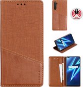 Voor OPPO Realme 6 Pro MUXMA MX109 horizontale flip lederen tas met houder en kaartsleuf en portemonnee (bruin)