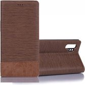 Cross Texture Horizontale Flip Leren Case met Houder & Kaartsleuven & Portemonnee voor Galaxy Note10 Pro (Lichtbruin)