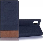 Cross Texture Horizontale Flip Leren Case met Houder & Kaartsleuven & Portemonnee voor Galaxy Note10 Pro (Donkerblauw)