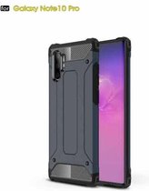Magic Armor TPU + PC combinatiehoes voor Galaxy Note10 + (marineblauw)