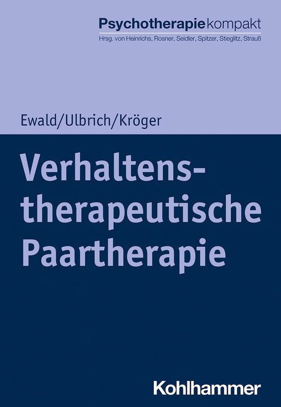 Verhaltenstherapeutische Paartherapie - cover