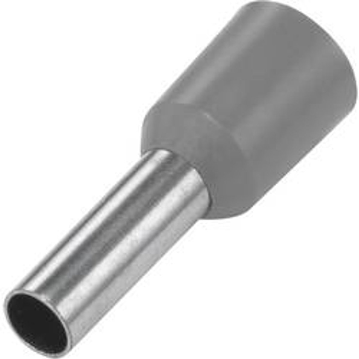 TRU COMPONENTS 1572426 Adereindhulzen 4 mm² Deels geïsoleerd Grijs 100 stuk(s)