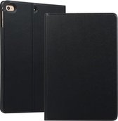 Effen kleur elastische holster horizontale flip lederen tas voor iPad mini 4 / mini 5, met houder en slaap / wekfunctie (zwart)