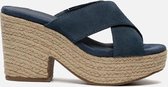 Skechers Cali Heaters sandalen blauw - Maat 38