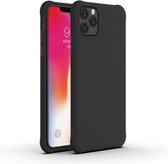 Voor iPhone 11 schokbestendig Frosted ultradunne TPU-beschermhoes (zwart)