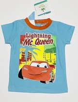 Disney Cars t-shirt - blauw - maat 74 (12 maanden)