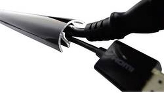 CAVUS KABELGOOT ALUMINIUM ZWART 115CM LANG EN 4CM BREED CAVUS KABELGOOT ALUMINIUM ZWART 115CM LANG EN 4CM BREED
