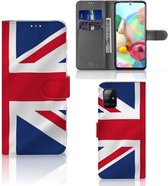 Telefoonhoesje Geschikt voor Samsung Galaxy A71 Wallet Book Case Groot-Brittannië