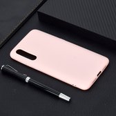 Voor Xiaomi Mi 9 Candy Color TPU Case (roze)