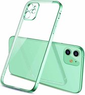 Voor iPhone 11 Pro Magic Cube Plating TPU beschermhoes (groen)