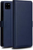 Voor Galaxy A81 / Note 10 Lite DZGOGO MILO-serie TPU + PU horizontale flip lederen hoes met houder & kaartsleuf & portemonnee (blauw)