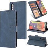 Voor Samsung Galaxy A50s Fantasy Klassiek Huidgevoel Kalfsleer Textuur Magnetische gesp Horizontale Flip PU lederen tas met houder & kaartsleuf & portemonnee (blauw)