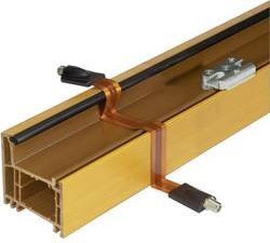 Antenne Renkforce , Satellite Câble de raccordement [1x F-bus - 1x F-bus] 30,00 cm Traversée de fenêtre Koper