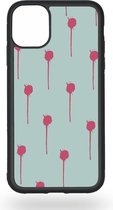 Pink paint splashes Telefoonhoesje - Apple iPhone 11