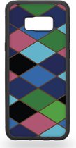 Colourful rombs mix Telefoonhoesje - Samsung Galaxy S8+