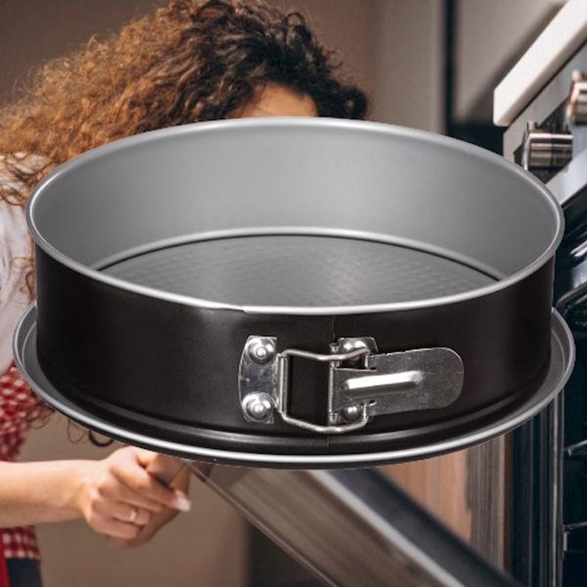 Springvorm Bakvorm - Ø24 Cm ROND - Metaal - Ronde Bakvorm - Cakevorm - Taartvorm – foto 5