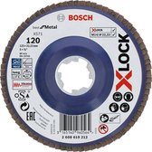 Bosch 2608619212 X-Lock Lamellenschijf Best for Metal - Recht - Kunststof - K120 - X571 - 125mm