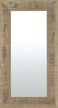Spiegel Bruin 58x148 cm – Nala – Houten Spiegel – Retro Spiegel – Spiegels Groot – Perfecthomeshop