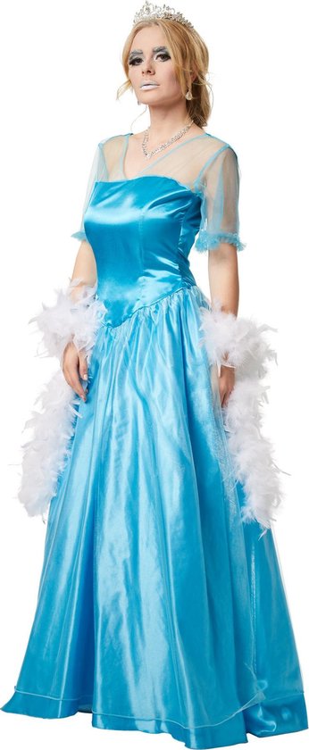 dressforfun - IJsprinses L - verkleedkleding kostuum halloween verkleden feestkleding carnavalskleding carnaval feestkledij partykleding - 301890