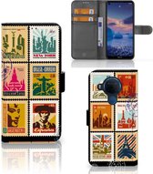 Telefoonhoesje Nokia 5.4 Flipcover Design Postzegels