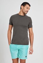 Shiwi Tee Robbert Soft solid - army green - M