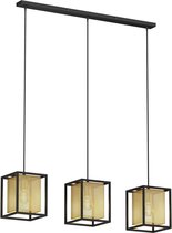 Lindby - hanglamp - 3 lichts - staal - E27 - , goud