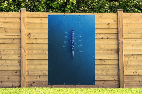 Aviron on the Rivanna River Garden Poster Toile en vrac