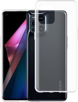 Cazy Oppo Find X3 Pro hoesje - Soft TPU case - transparant